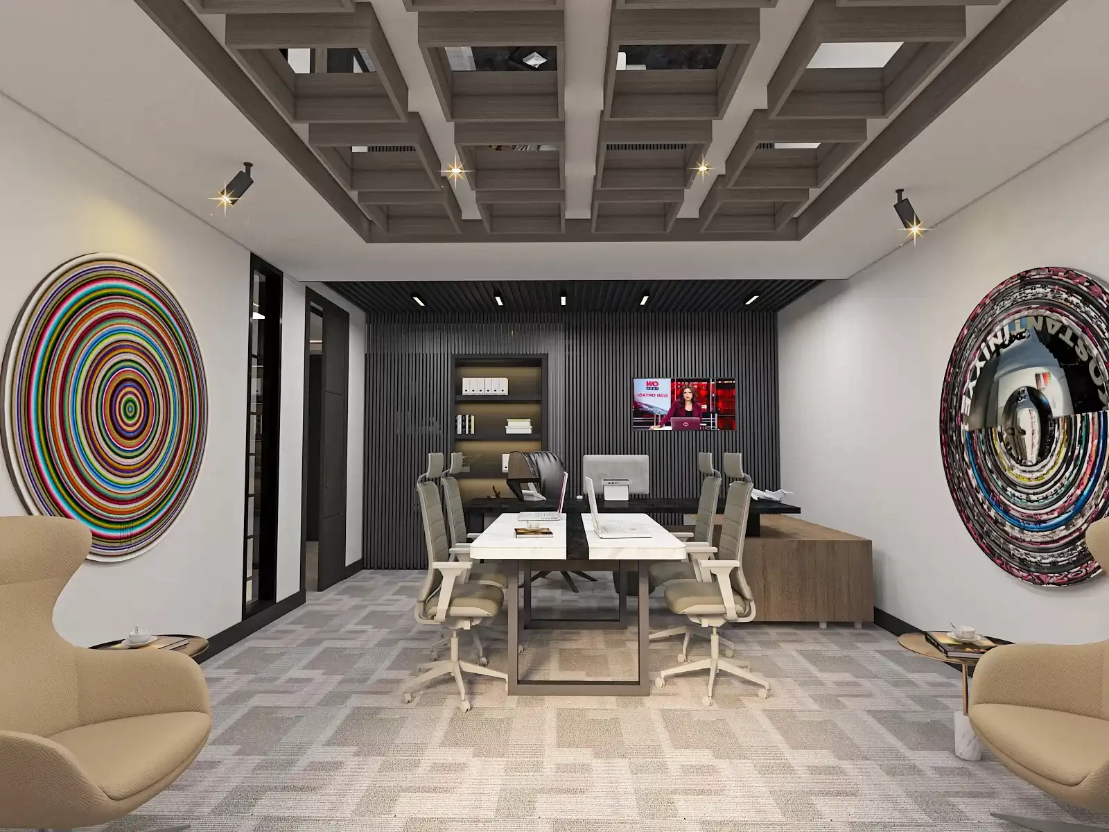 Ofis İç Dizayn Projesi